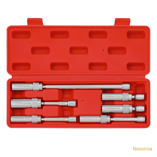 6PCS 3/8-Inch Drive Magnetic Swivel Spark Plug Socket Set